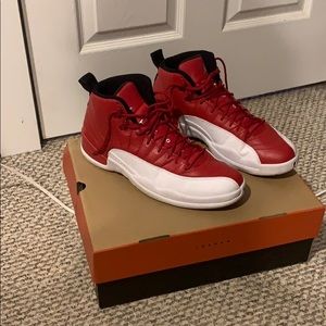 Air Jordan 12 Retro Red and White Size 13